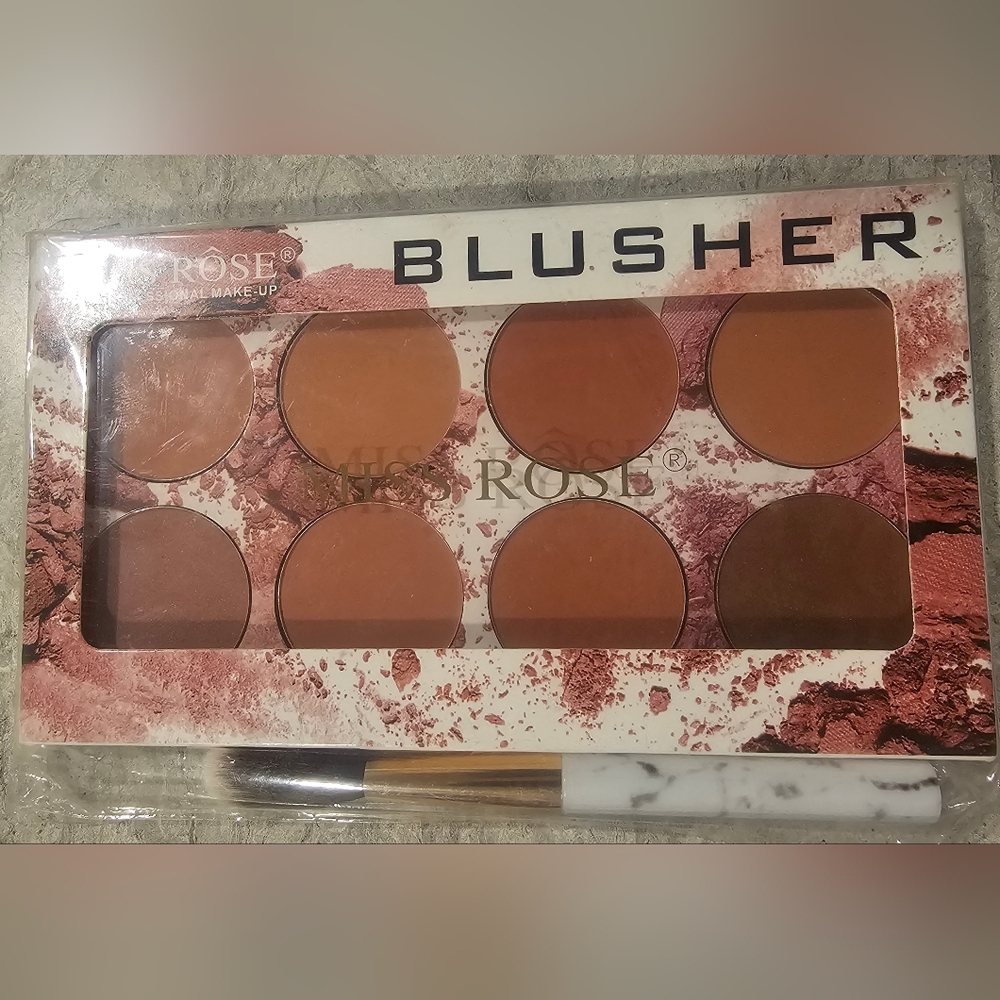 Miss Rose Professional Blush Palette- 8 Colors